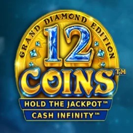 12 Coins Grand Diamond Edition logo by Wazdan Hollywin Casino