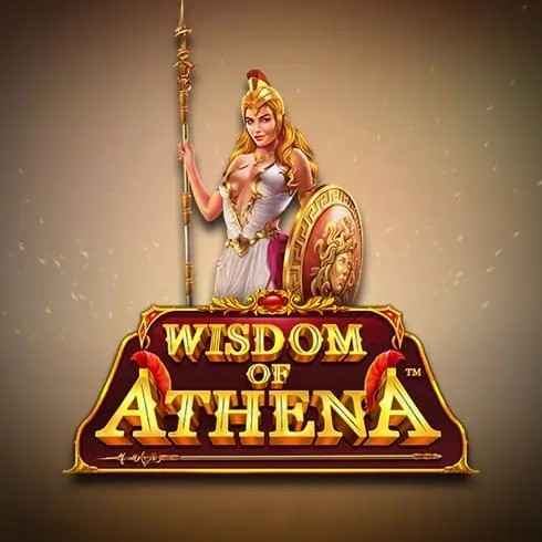 Wisdom of Athena slot logo by Pragmatic Play at Hollywin Casino