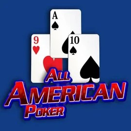 All American Poker online game logo by RTG (Reel Time Gaming) on holly-win.eu