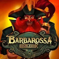 Barbarossa DoubleMax slot logo by Peter & Sons at Hollywin Casino