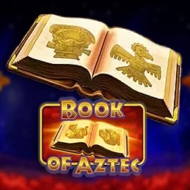Book of Aztec logo by Amatic Industries Hollywin Casino