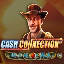 Official Slots logo: Cash Connection Book Of Ra by Novomatic at Hollywin Casino