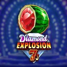 Diamond Explosion 7s logo by RubyPlay at Hollywin Casino