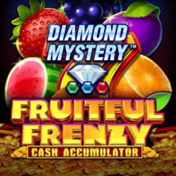 Diamond Mystery Fruitful Frenzy Cash Accumulator slot logo by Greentube at Hollywin Casino