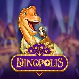 Slots logo of Dinopolis from Push Gaming at Hollywin Casino