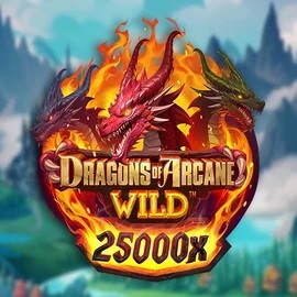Dragons of Arcane Wild slot visual from Foxium available on holly-win.eu