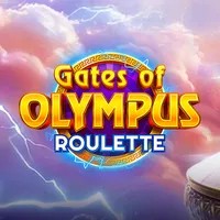 Official Live Casino logo: Gates of Olympus Roulette by Pragmatic Play at Hollywin Casino