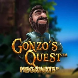 Gonzo's Quest Megaways logo – Slots by Red Tiger Gaming at Hollywin Casino