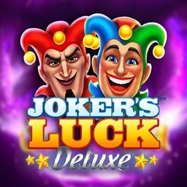 Jokers Luck Deluxe slot logo by Skywind Group at Hollywin Casino