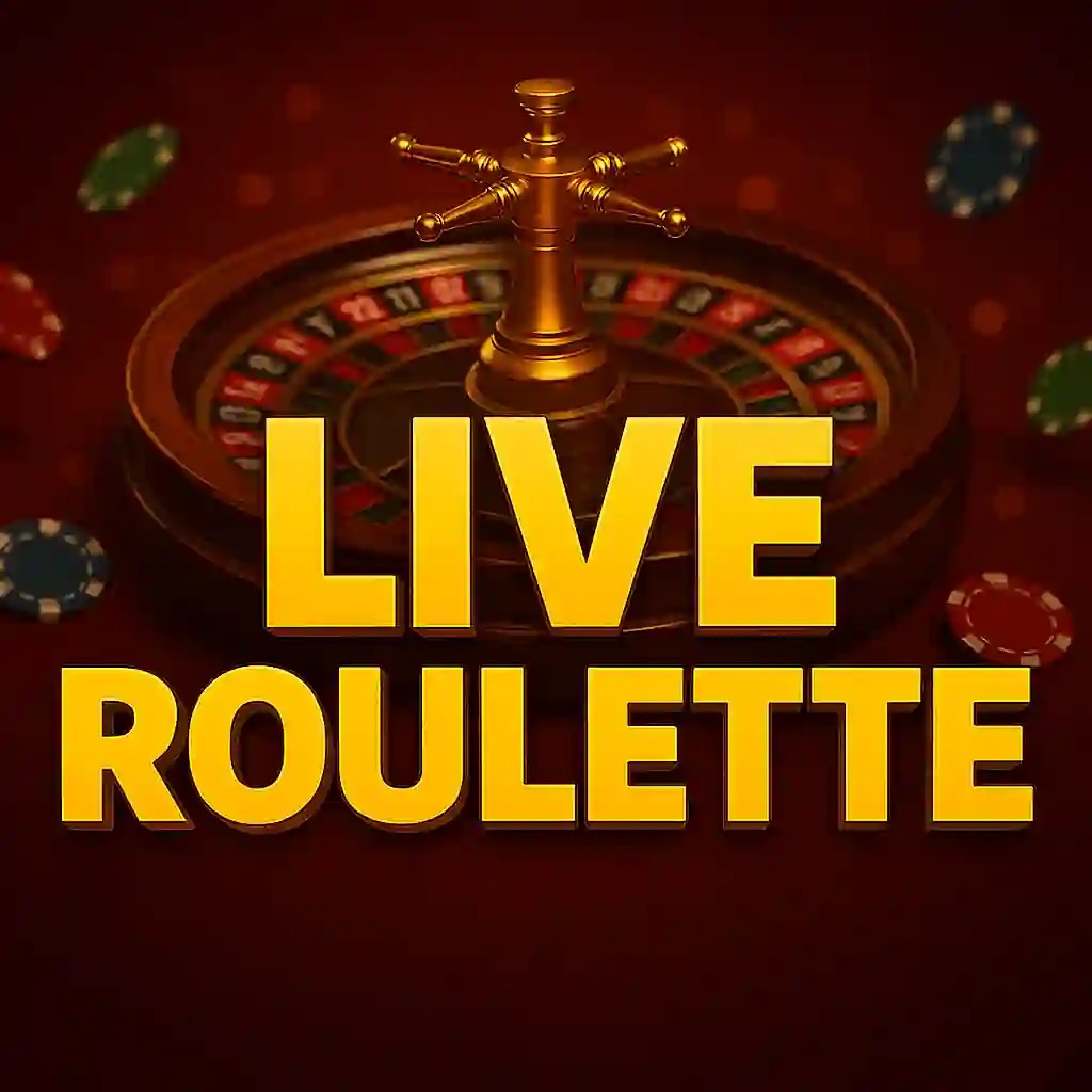 Official Live Casino logo: Live Roulette by Evolution at Hollywin Casino