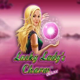 Lucky Ladys Charm Deluxe slot logo by Greentube at Hollywin Casino