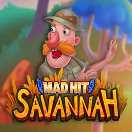 Mad Hit Savannah logo by RubyPlay Hollywin Casino