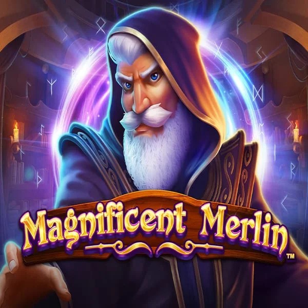 Magnificent Merlin slot icon by Greentube, available at Hollywin Casino