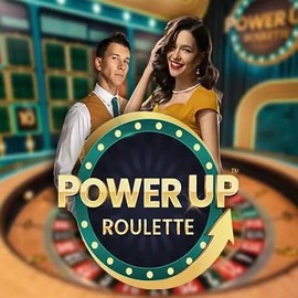 PowerUP Roulette slot icon by Pragmatic Play, available at Hollywin Casino