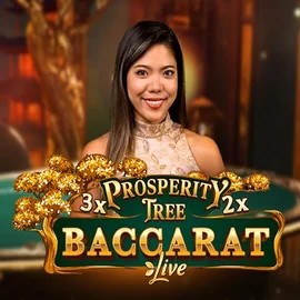 Live Casino logo of Prosperity Tree Baccarat from Evolution at Hollywin Casino
