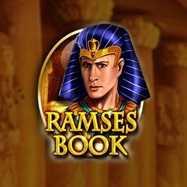 Official Slots logo: Ramses Book Deluxe by Gamomat at Hollywin Casino
