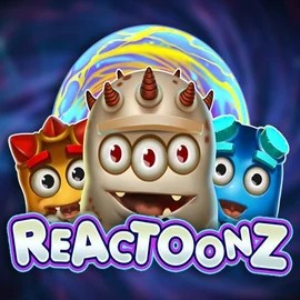 Official Slots logo: Reactoonz by Play'n GO at Hollywin Casino