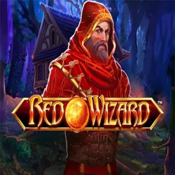 Red Wizard logo – Slots by Rarestone Gaming at Hollywin Casino