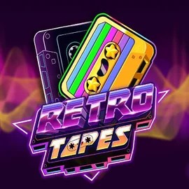 Retro Tapes logo by Push Gaming Hollywin Casino