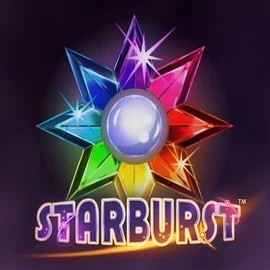 Starburst game by NetEnt – logo hosted on Hollywin Casino