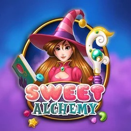 Sweet Alchemy slot logo by Play'n GO at Hollywin Casino
