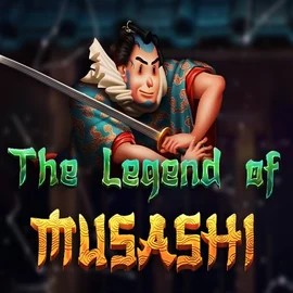 Official Slots logo: The Legend of Musashi by Peter & Sons at Hollywin Casino