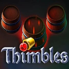 Thimbles slot icon by Evoplay, available at Hollywin Casino