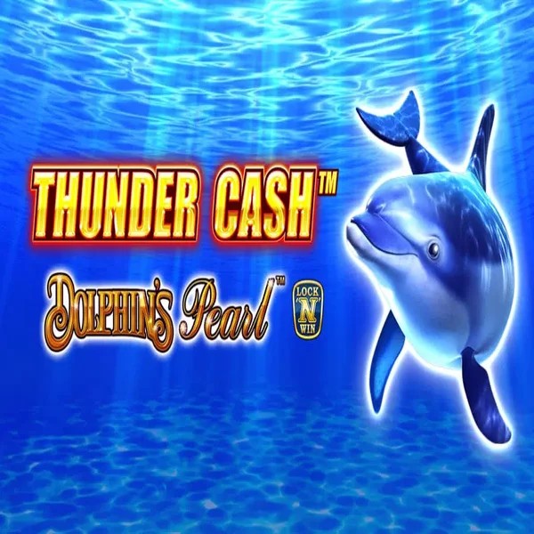 Thunder Cash Dolphins Pearl casino game by Novomatic – featured logo at Hollywin Casino