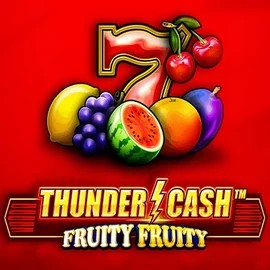 Thunder Cash Fruity Fruity logo by Novomatic Hollywin Casino